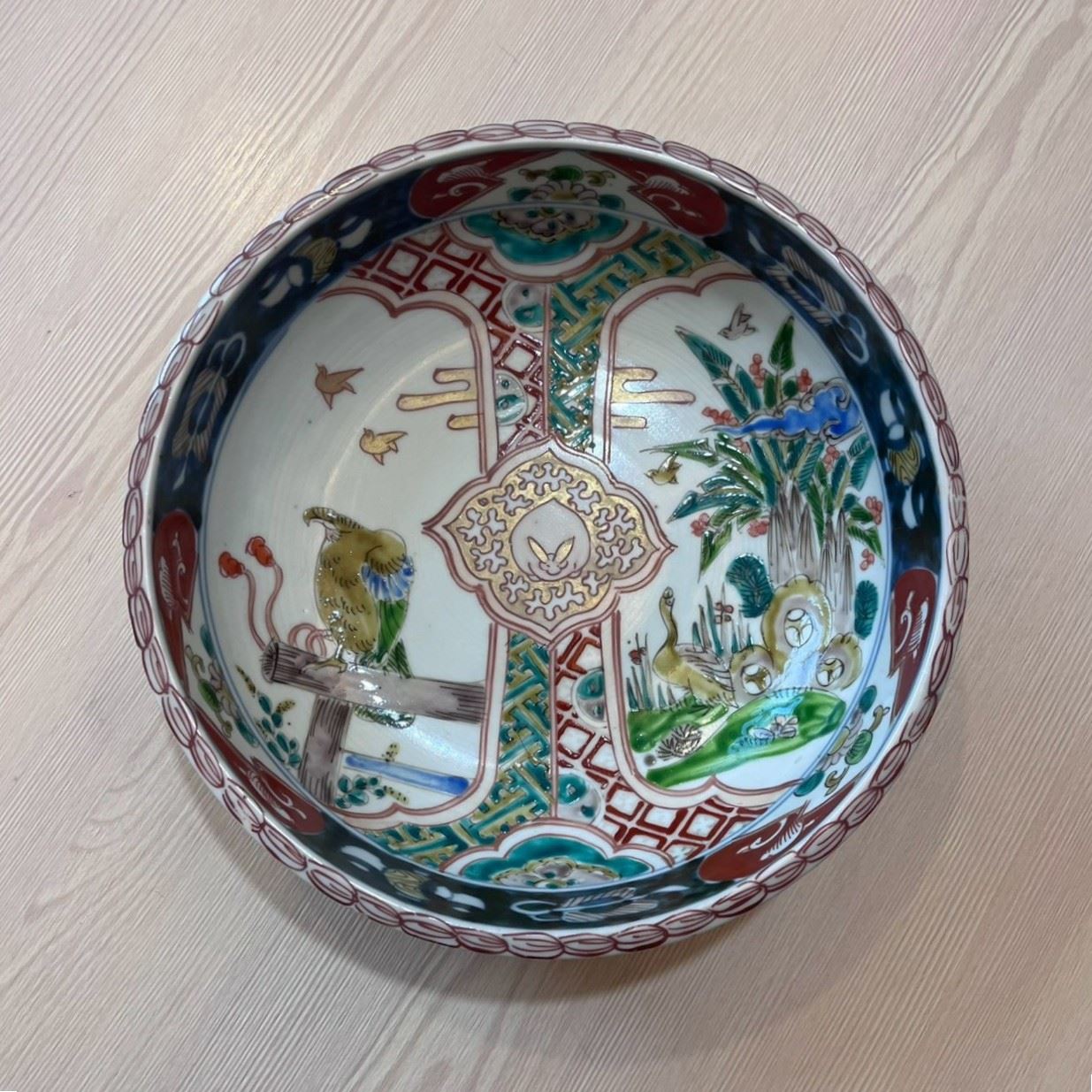 Antique Japanese Imari porcelain bowl 日本古伊萬里瓷碗